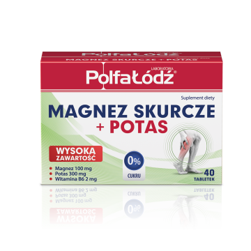 Laboratoria PolfaŁódź Magnez Skurcze+Potas, tabletki, 40 szt.
