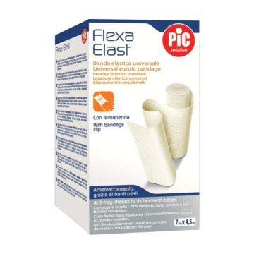 PiC FlexaElast, bandaz elast., ze spinka, 7cm x 4,5m, 1 szt
