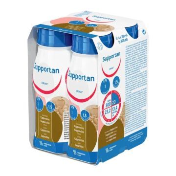 Supportan Drink o sm.cappuccino,plyn, 200 ml, 4but.