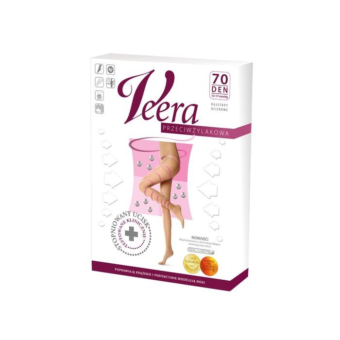 Veera Przeciwżylakowa, rajstopy, 70 DEN, naturalny, rozmiar 3/L main product photo