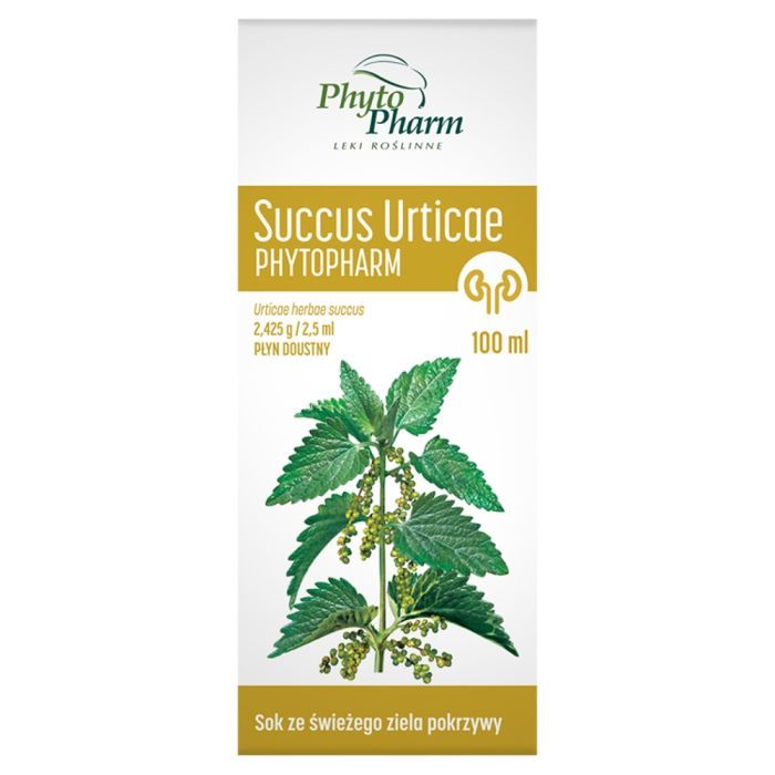 Succus Urticae, (sok z pokrzywy), 100 ml main product photo
