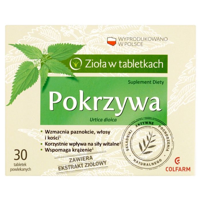 Pokrzywa, tabletki powlekane, 30 szt. main product photo