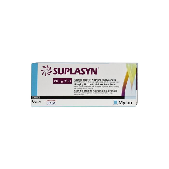 Suplasyn, 20 mg/2 ml, roztw.d/wstrz.dostaw, 1 amp-strzyk main product photo