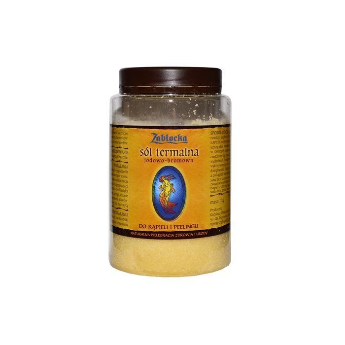 Zabłocka, jodowo-bromowa sól termalna do kąpieli i peelingu, 1 kg main product photo