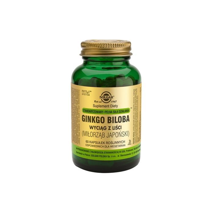 Solgar Gingko Biloba, kaps., 60 szt main product photo
