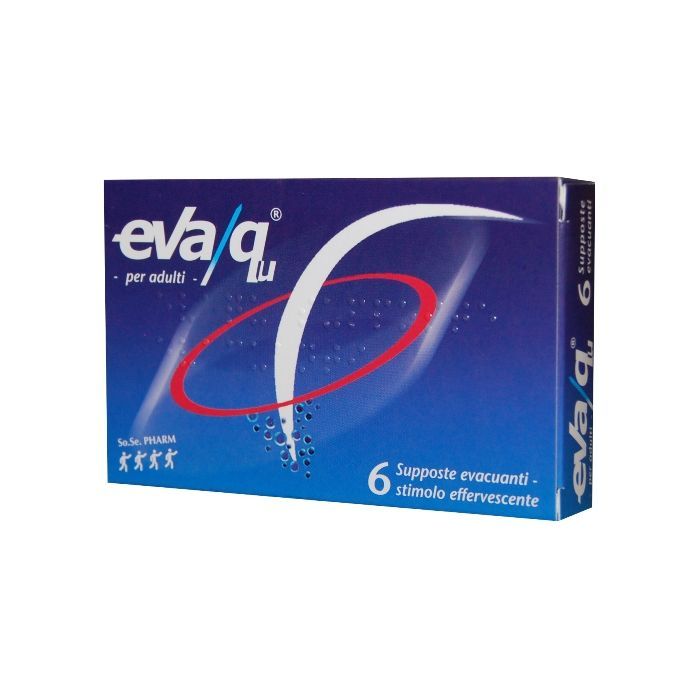 Eva/qu, czopki przeciw zaparciom, 6 szt. main product photo