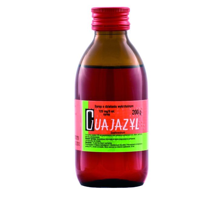 Guajazyl, 125 mg/5 ml, syrop, 200 g main product photo