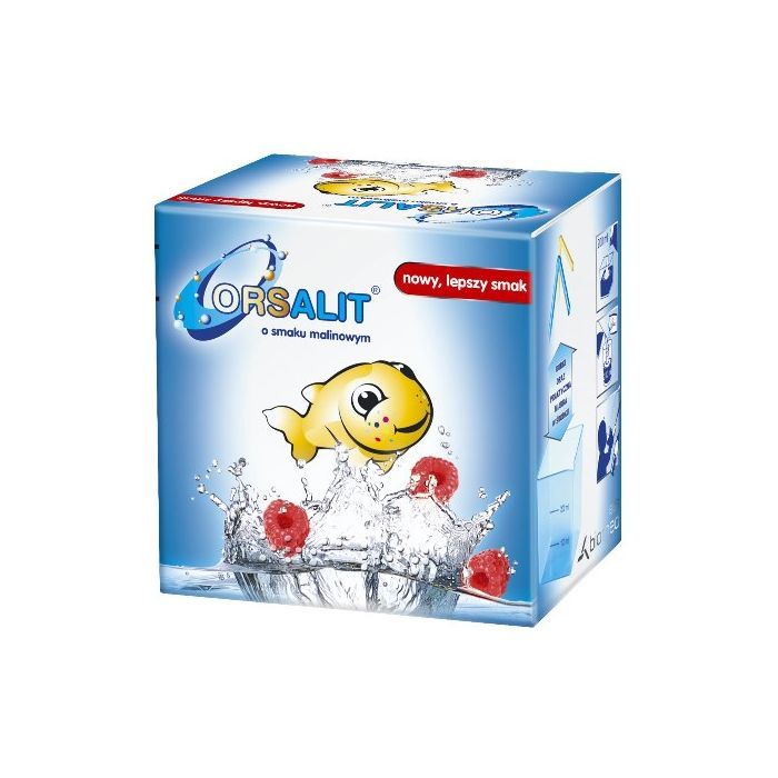 Orsalit, proszek o smaku malinowym, 10 saszetek main product photo