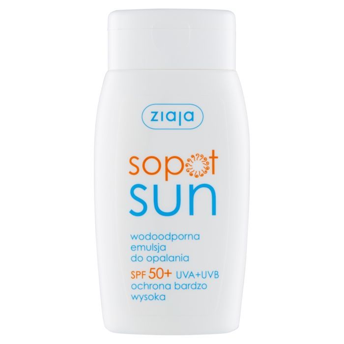Ziaja Sopot Sun, wodoodporna emulsja do opalania SPF 50+, 125 ml main product photo