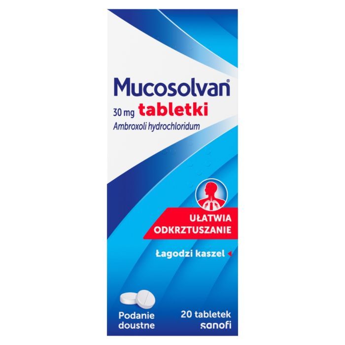 Mucosolvan, 30 mg, tabletki, 20 szt. main product photo