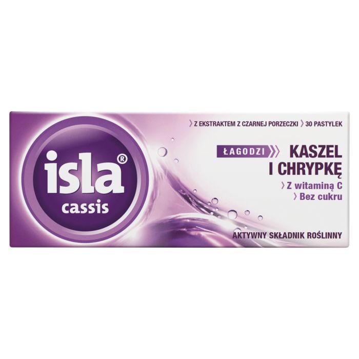 Isla-Cassis, pastylki do ssania, 30 szt. main product photo