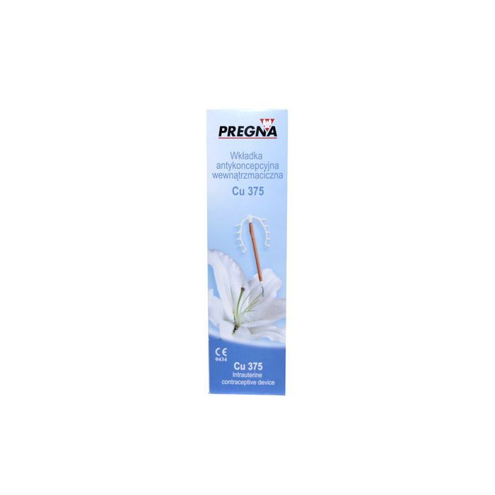 Pregna Copper Cu 375, wkładka antykoncepcyjna, 1 szt. main product photo