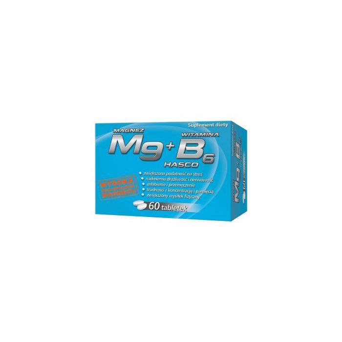 Mg magnez + witamina B6 Hasco, tabl., 60 szt main product photo