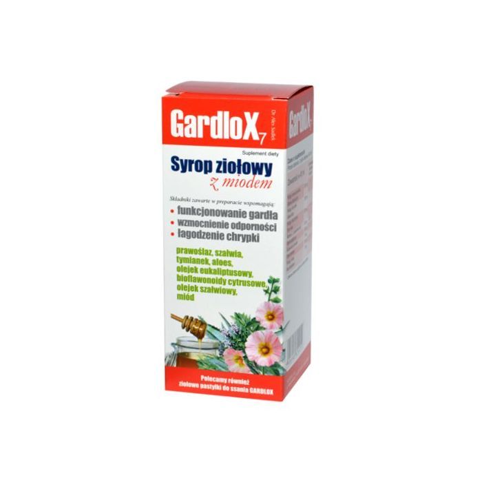 Gardlox 7, syrop ziołowy z miodem, 120 ml main product photo