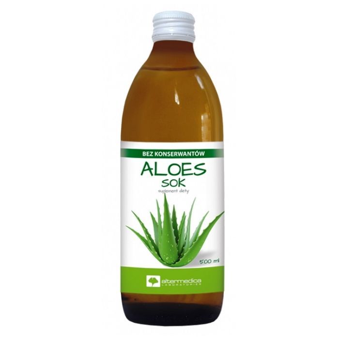 Aloes, 100%,(99,7%), sok z aloesu,1000 ml main product photo