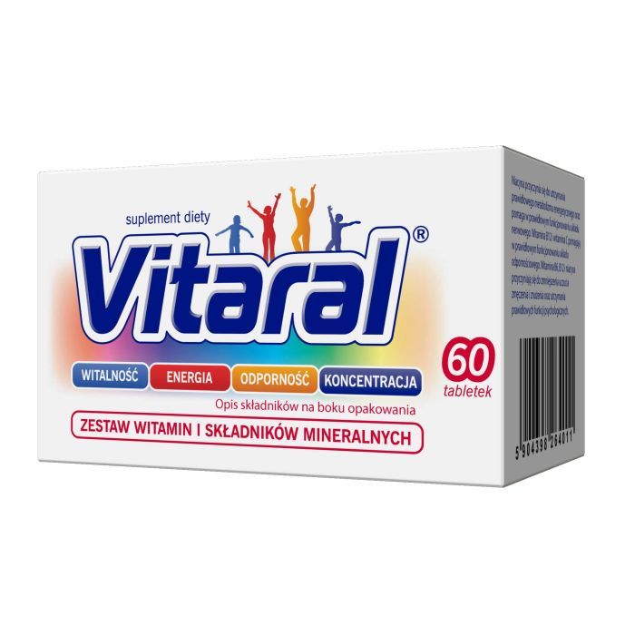 Vitaral, tabletki drażowane, 60 szt. main product photo