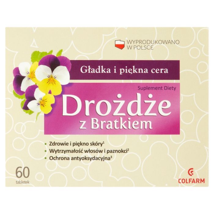 Drożdże z bratkiem, tabletki, 60 szt. main product photo
