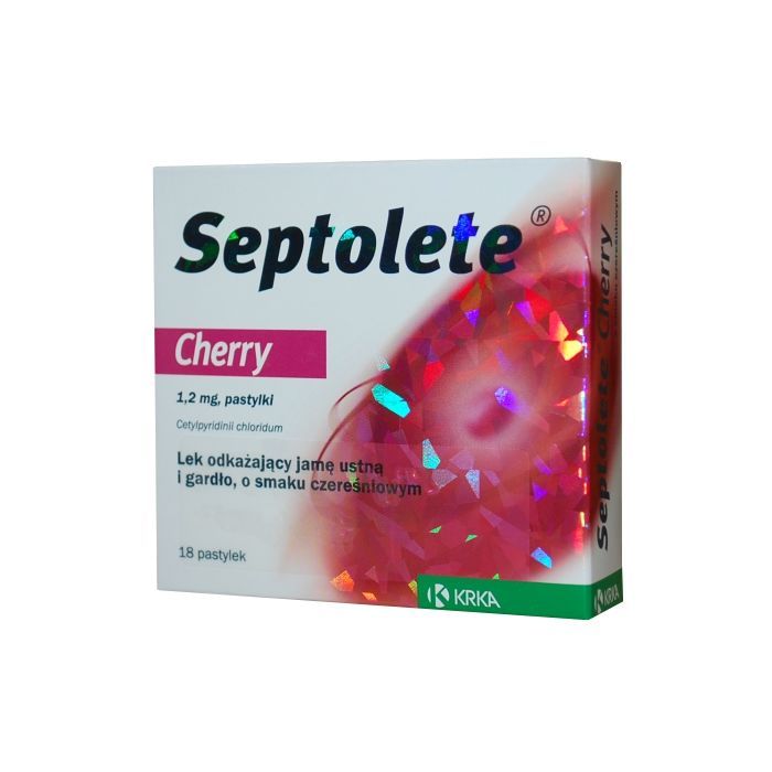 Septolete Junior, 1,2mg, pastyl., 18 szt,bl(2x9) main product photo