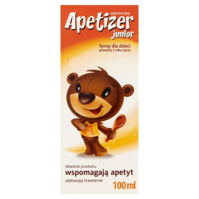 Apetizer Junior, syrop dla dzieci, 100 ml main product photo