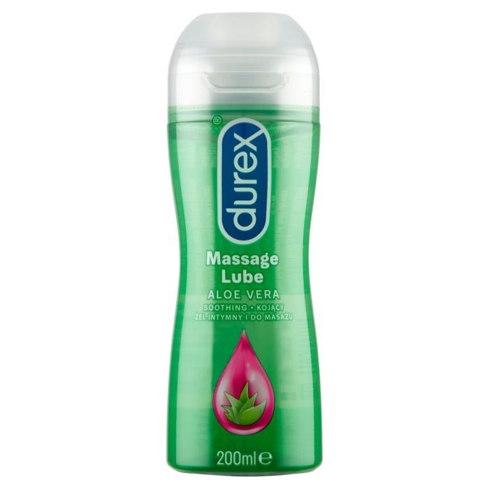 Durex Play 2w1 Massage Lube, żel do masażu i nawilżający żel intymny z kojącym aloesem, 200 ml main product photo