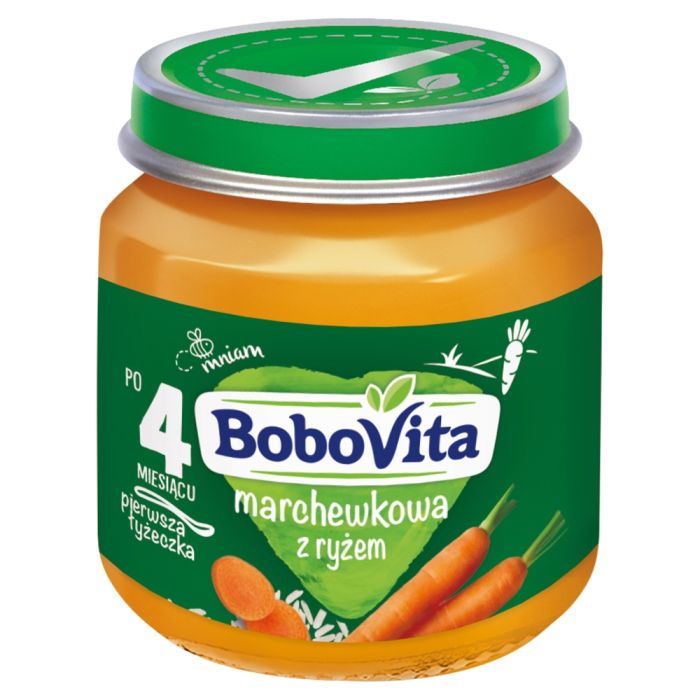 BoboVita, zupka, marchewkowa z ryzem, po 4 m-cu, 125 g main product photo
