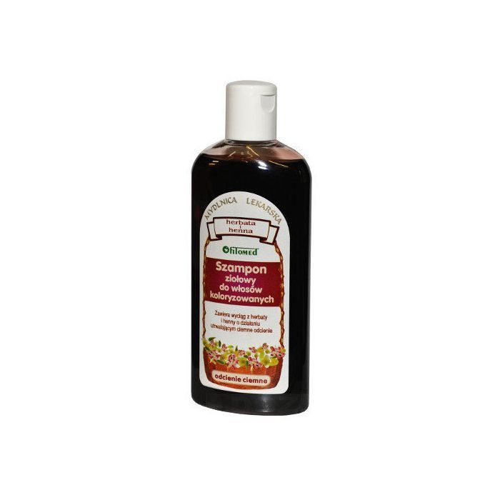 Fitomed, szampon ziołowy do włosów ciemnych, Herbata i henna, 250 g main product photo