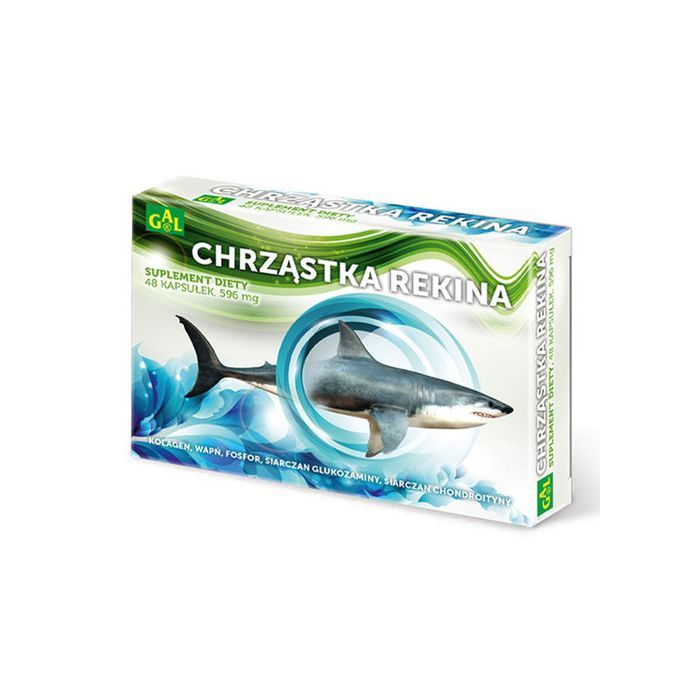Chrząstka rekina, 596 mg, kapsułki, 48 szt. main product photo