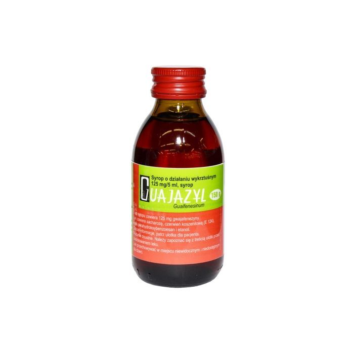 Guajazyl, 125 mg/5 ml, syrop, 150 g main product photo