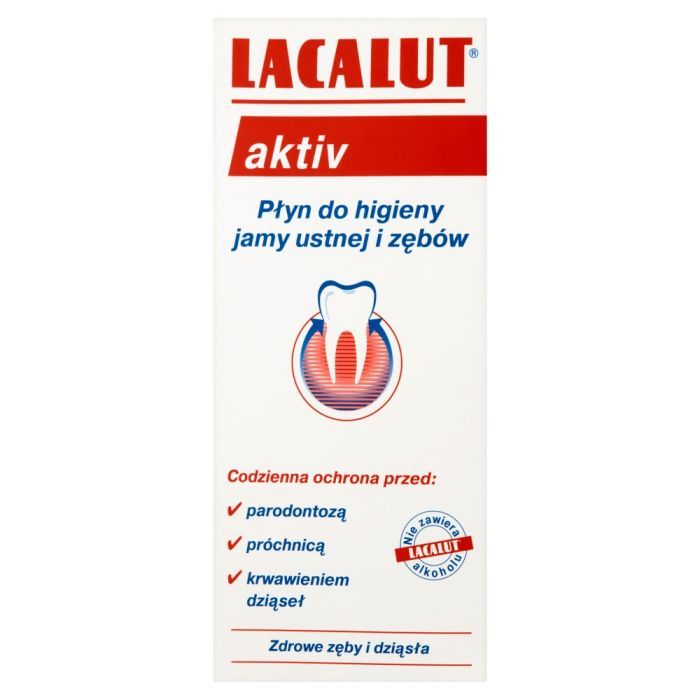 Lacalut activ, płyn do płukania ust, 300 ml main product photo