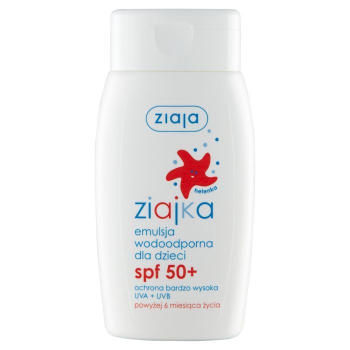 Ziajka, emulsja wodoodporna dla dzieci, SPF 50+, 125 ml main product photo