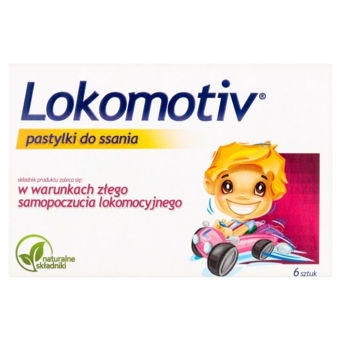 Lokomotiv, pastylki, do ssania, 6 szt. main product photo