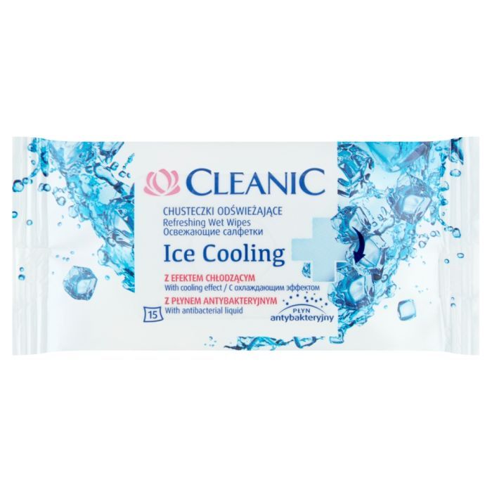 Cleanic, chust.,odswiez.,Ice Cooling, 15 szt main product photo