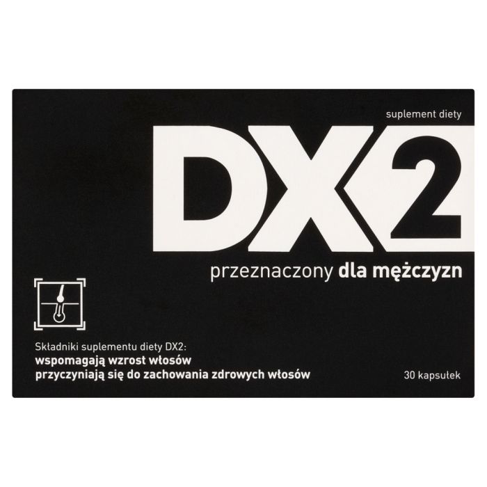 DX2, wzmacniający włosy, przeznaczony dla mężczyzn, kapsułki, 30 szt. main product photo