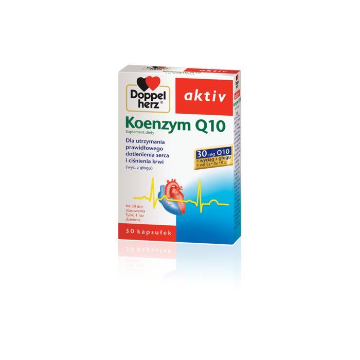Doppelherz aktiv Koenzym Q10, 30 mg, kapsułki, 30 szt. main product photo