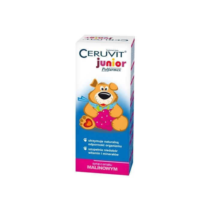 Cerutin Junior malina, syrop, 120 ml main product photo
