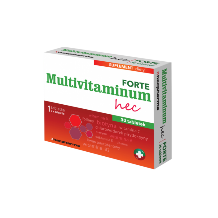 Multivitaminum hec Forte, tabl., 30 szt main product photo