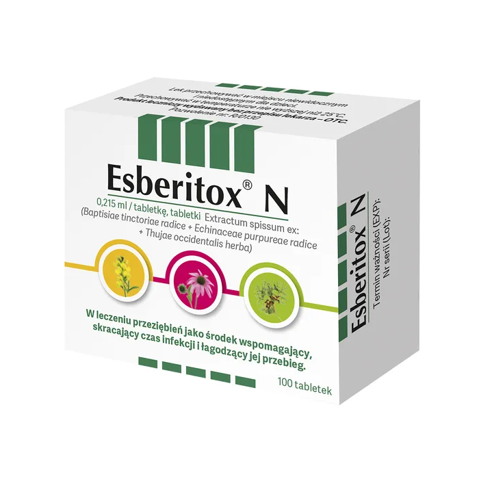 Esberitox N, 0,215 ml/tabletkę, tabletki, 100 szt. main product photo