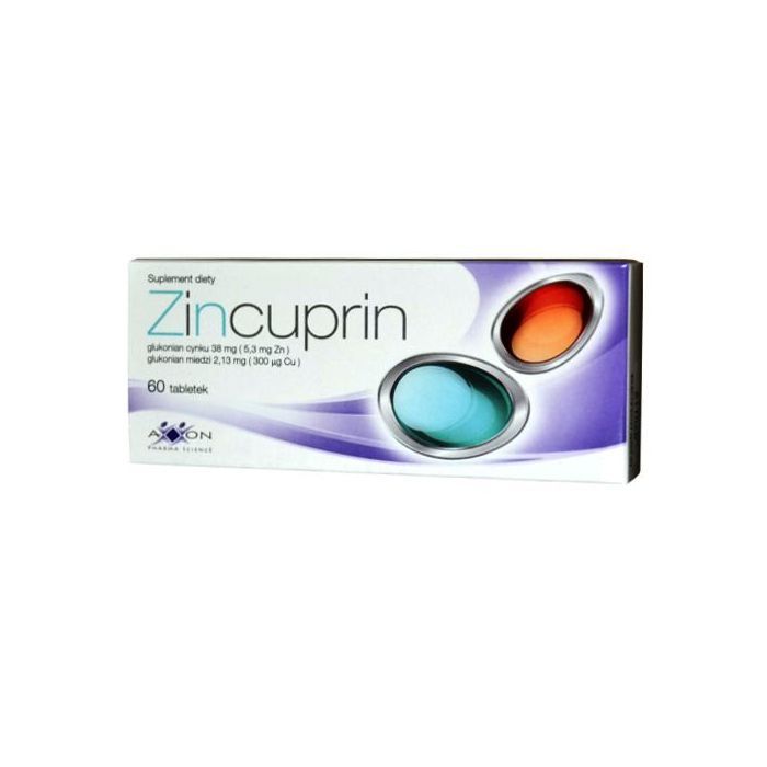 Zincuprin, tabletki, 60 szt. main product photo
