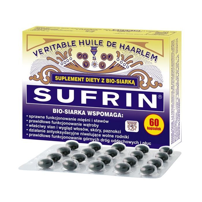 Sufrin, bio-siarka, kapsułki, 60 szt main product photo