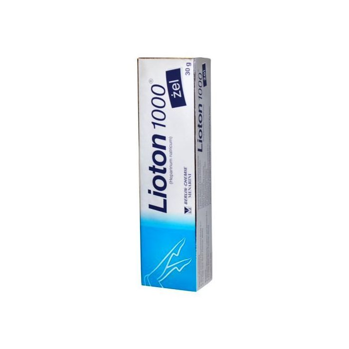 Lioton 1000, 8,5 mg/g (1000 j.m.)/g, żel, 30 g main product photo