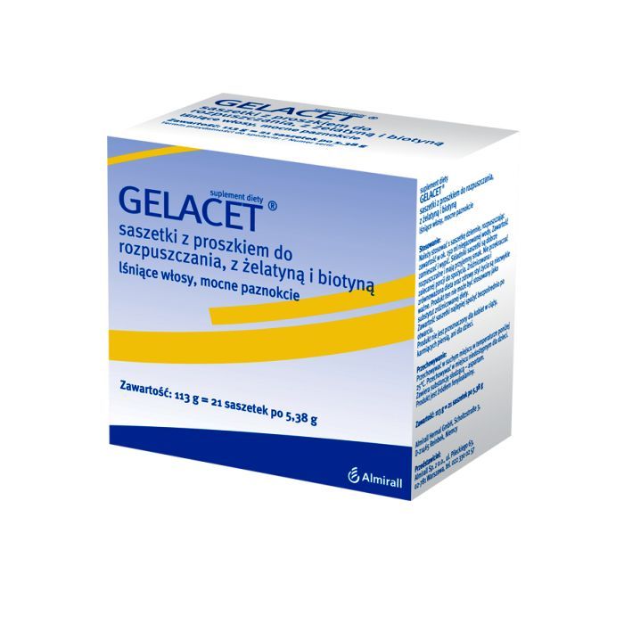 Gelacet, saszetki z proszkiem do rozpuszczenia, 21 szt. main product photo