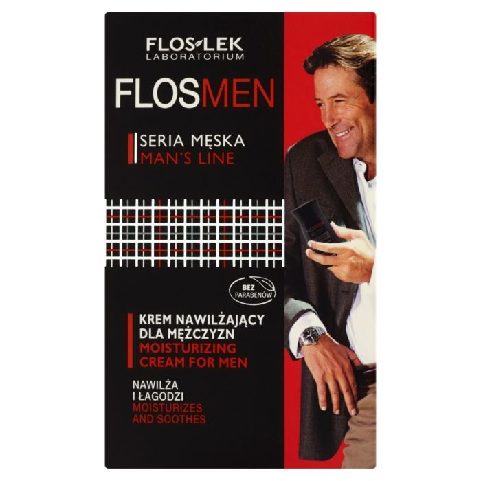 Flos-Lek Laboratorium Men, krem nawilżający dla mężczyzn, 50 ml main product photo