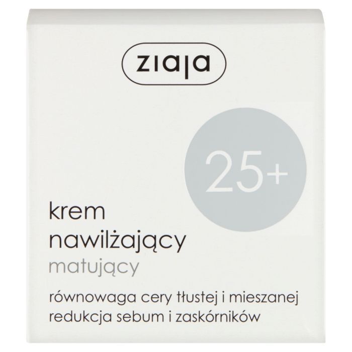 Ziaja 25+, krem nawilżający, matujący, 50 ml main product photo