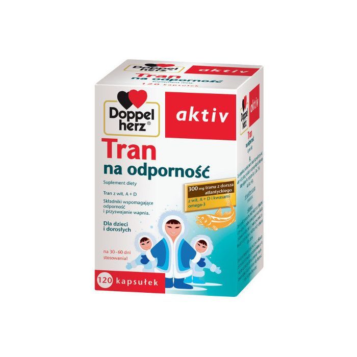 Doppelherz aktiv Tran na odporność, kapsułki, 120 szt. main product photo