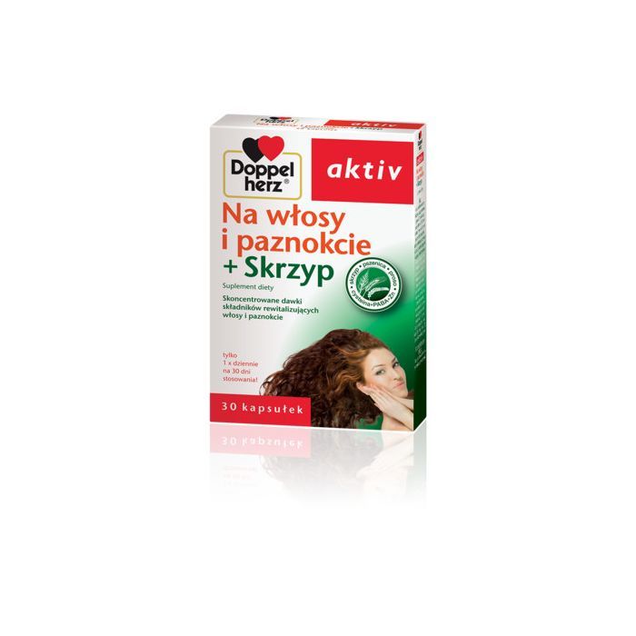 Doppelherz aktiv Na włosy i paznokcie + skrzyp, kapsułki, 30 szt. main product photo