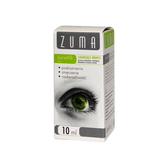 Zuma świetlik plus, łagodzące krople do oczu, 10 ml main product photo