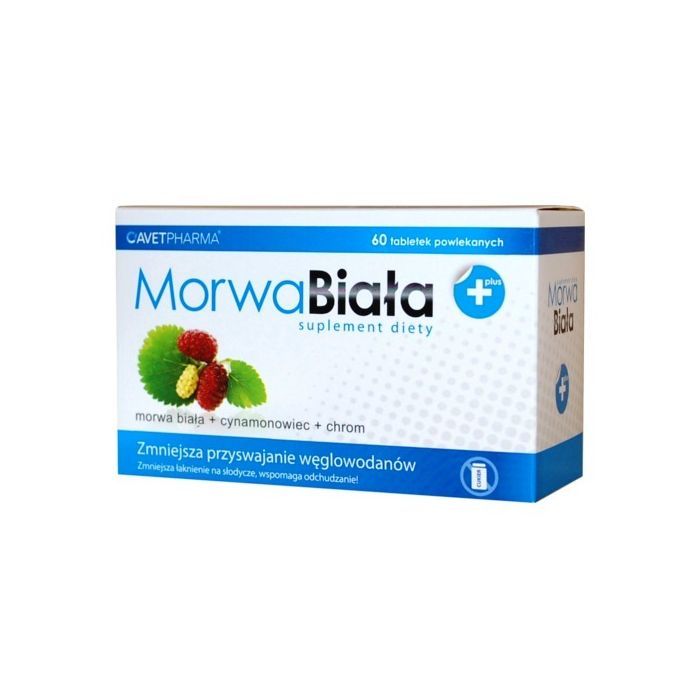Morwa Biała Plus, tabletki powlekane, 60 szt. main product photo