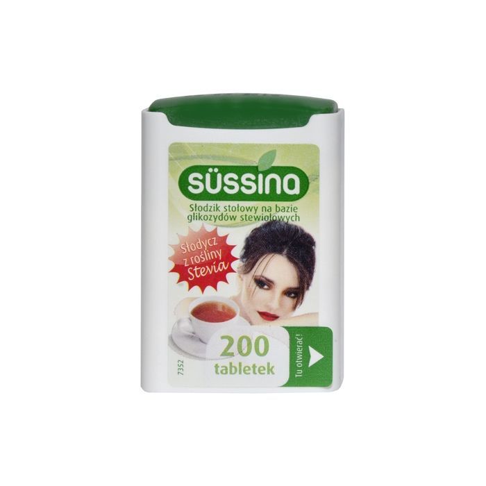 Stevia Sussina, tabl., slodzik, 200 szt main product photo