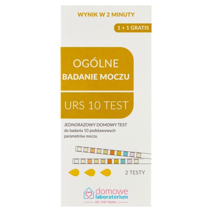 Domowe Laboratorium, URS10, test do ogólnego badania moczu, 2 szt. main product photo