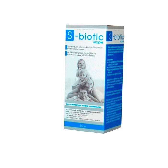S-biotic, krople, 10 ml main product photo